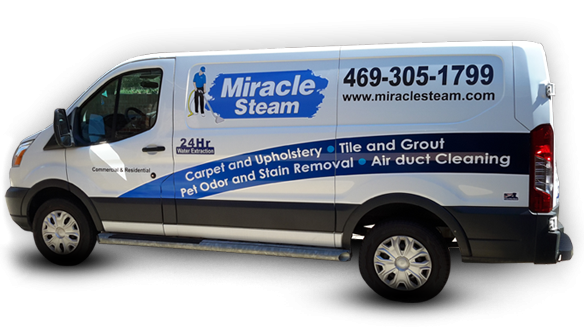 Van for Carpet Cleaning Service in Irving TX